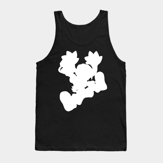 Klonoa Silhouette (White) Tank Top by cyandreamer